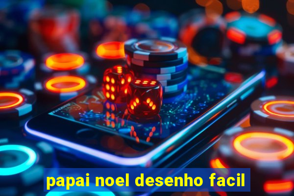 papai noel desenho facil